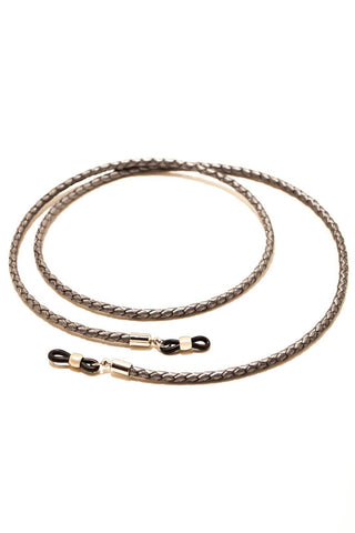 1120SI Silver Braided Leather