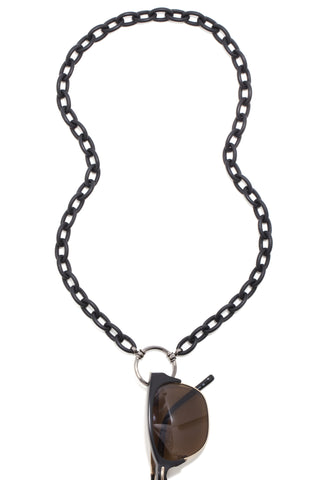 168MB Small Matte Black Acetate Link