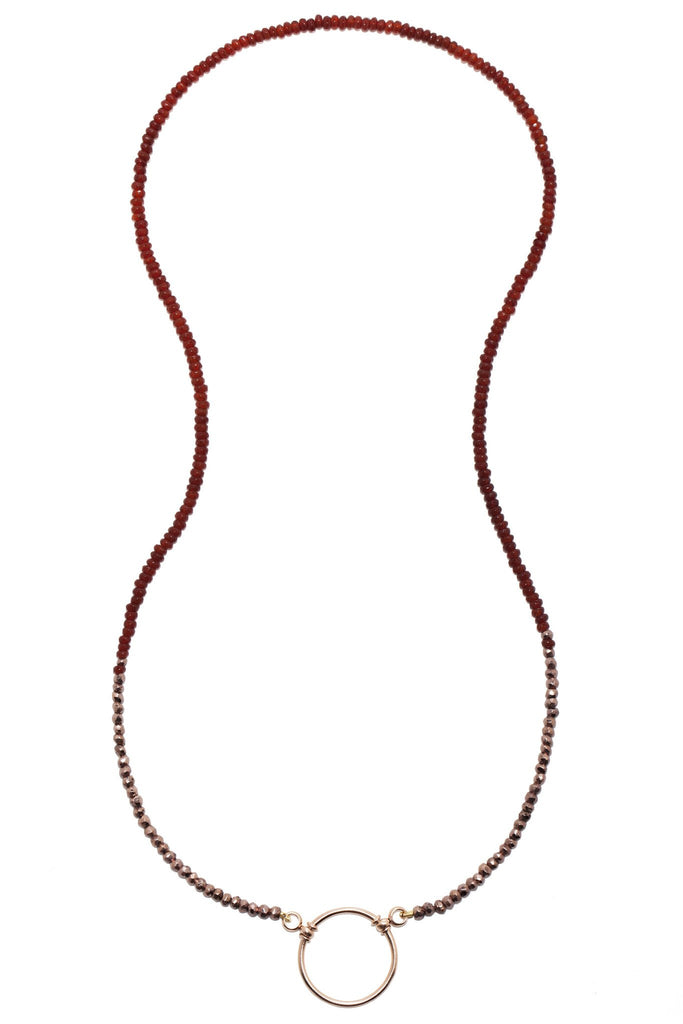 268RG Red Agate & Rose Pyrite