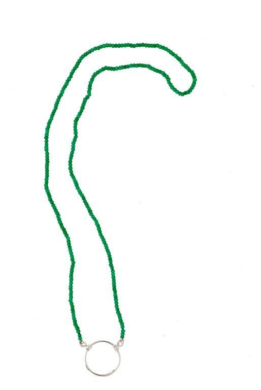 269GR Faceted Green Agate