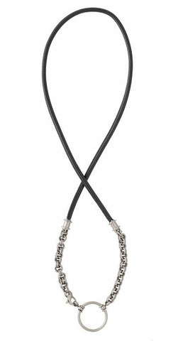 511PG Black Leather and Gunmetal Links