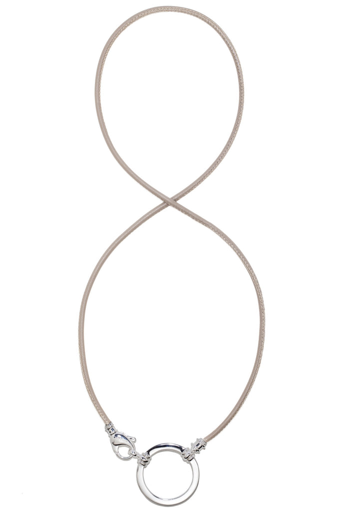 695E Leather in Earth with Sterling