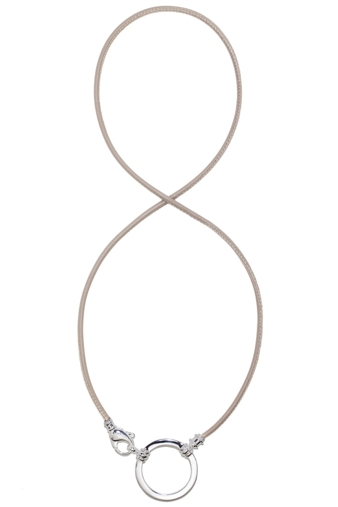 695E Leather in Earth with Sterling