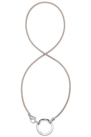 695E Leather in Earth with Sterling