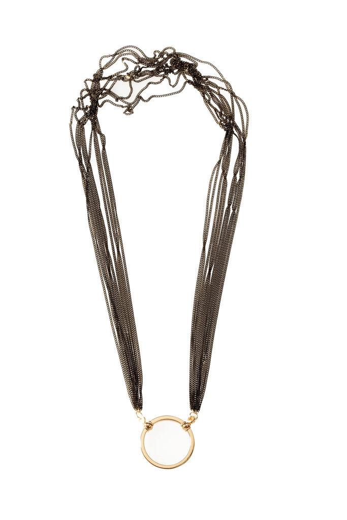 764BL LOOOP- The Metal Heaven in Black and Gold