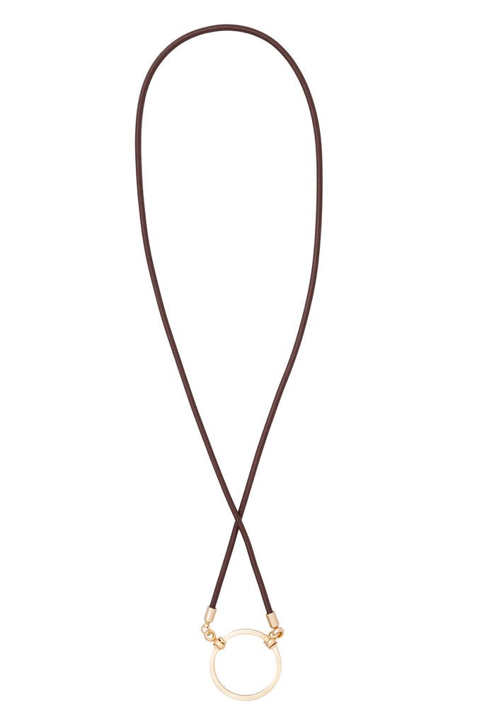 776CH LOOOP- Chocolate Stretch w/ Satin Gold