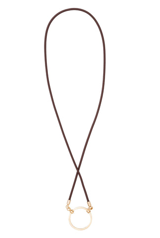 776CH LOOOP- Chocolate Stretch w/ Satin Gold