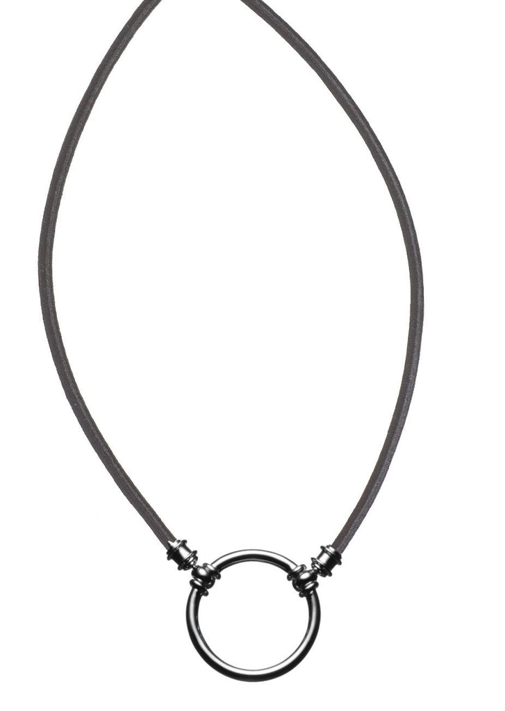 846LP Black Stretch w/ Silver Plated Loop