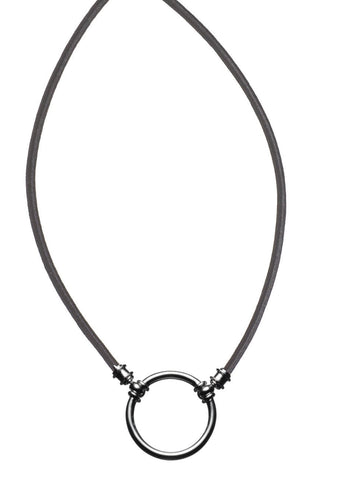 846LP Black Stretch w/ Silver Plated Loop