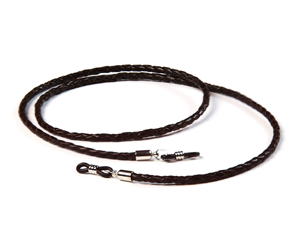 1120BR Brown Braided Leather