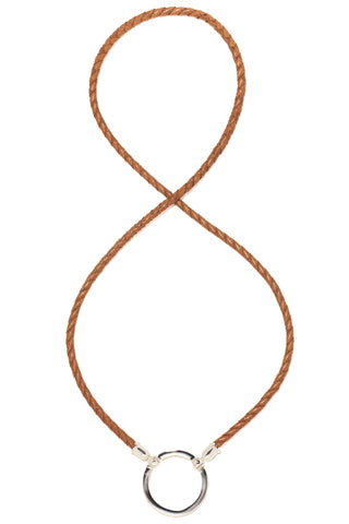 781PC The Clifton in Camel Braid w/ Silver