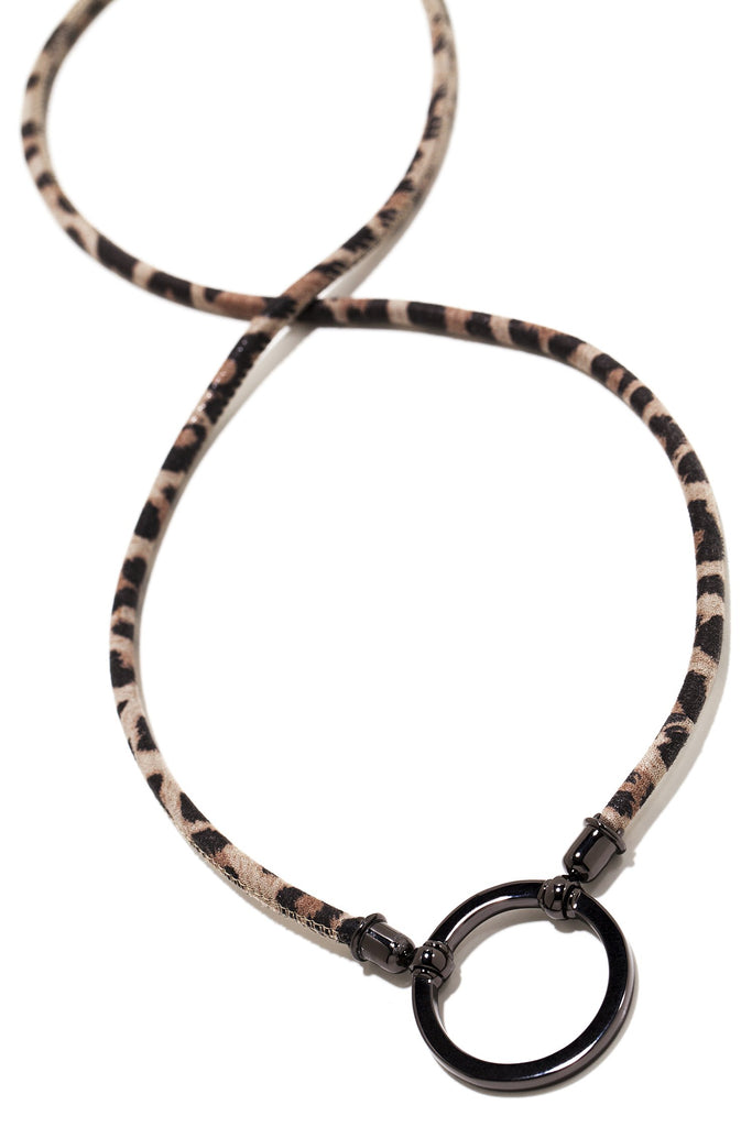 866LP The Clifton in Leopard Print w/ Gunmetal