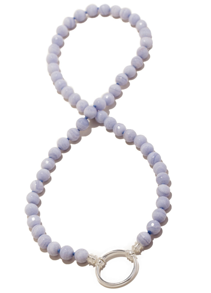 502P Faceted Blue Lace Agate