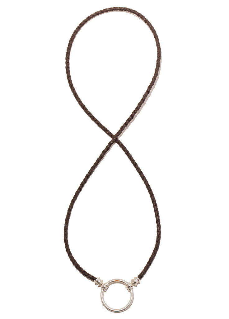 886DT Dark Taupe Braided Leather