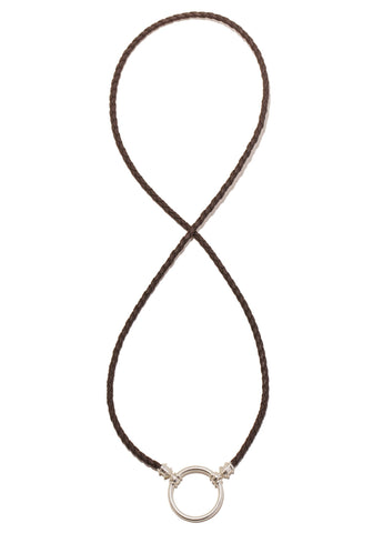 886DT Dark Taupe Braided Leather