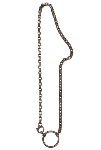 059GS Sterling Square Link in Satin Gunmetal