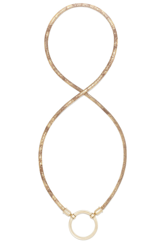 866GD The Clifton in Metallic Gold w/ Satin Gold