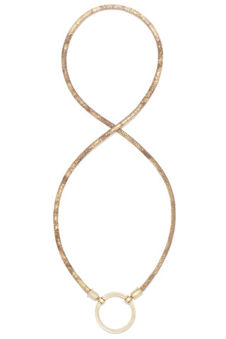 866GD The Clifton in Metallic Gold w/ Satin Gold