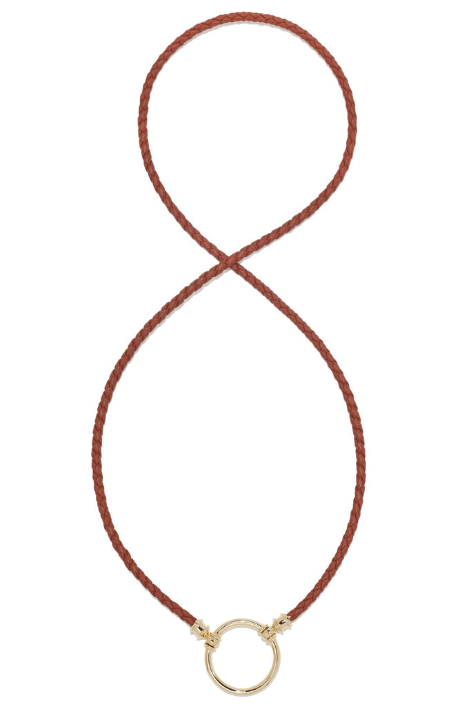 886CA Camel Braided Leather